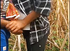 Boyfriend went to public area and girlfriend land