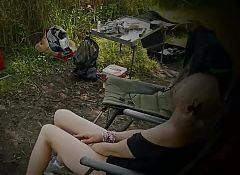 MILF Blowjob and Eating Pussy Outdoor