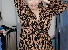 Chic and Sophisticated: Busty Hot GILF MariaOld Strip Dance Session